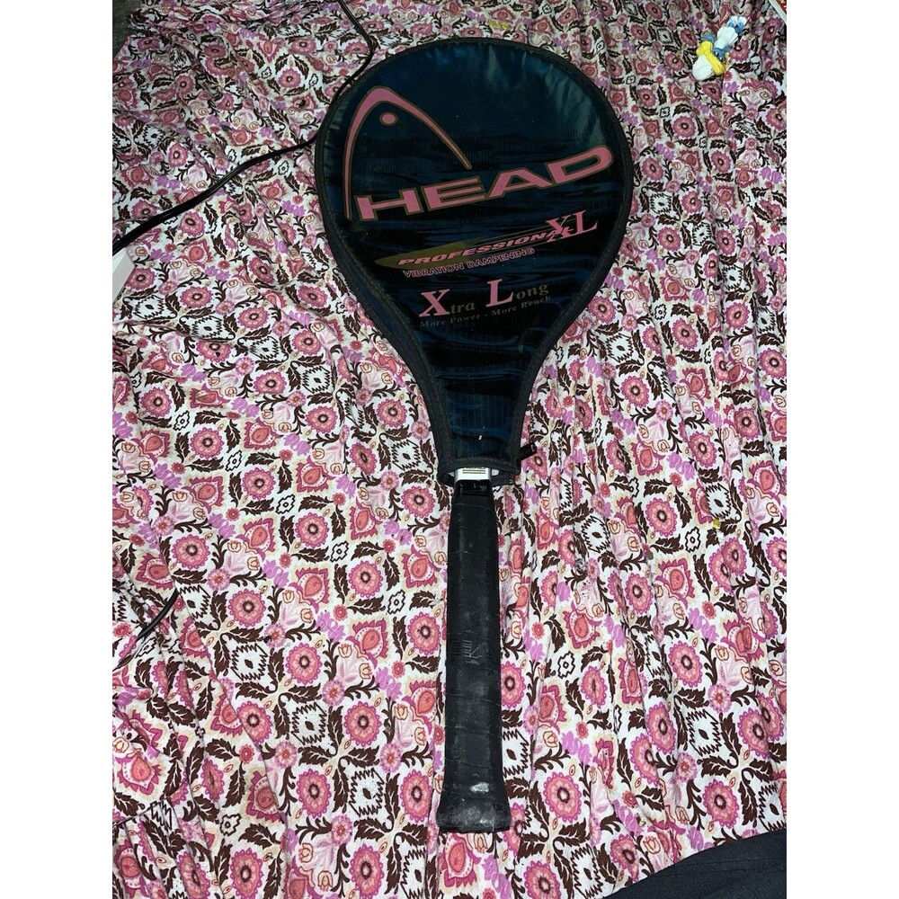 Head Professional XL Tennis Racquet 4 1/2” Grip With Cover